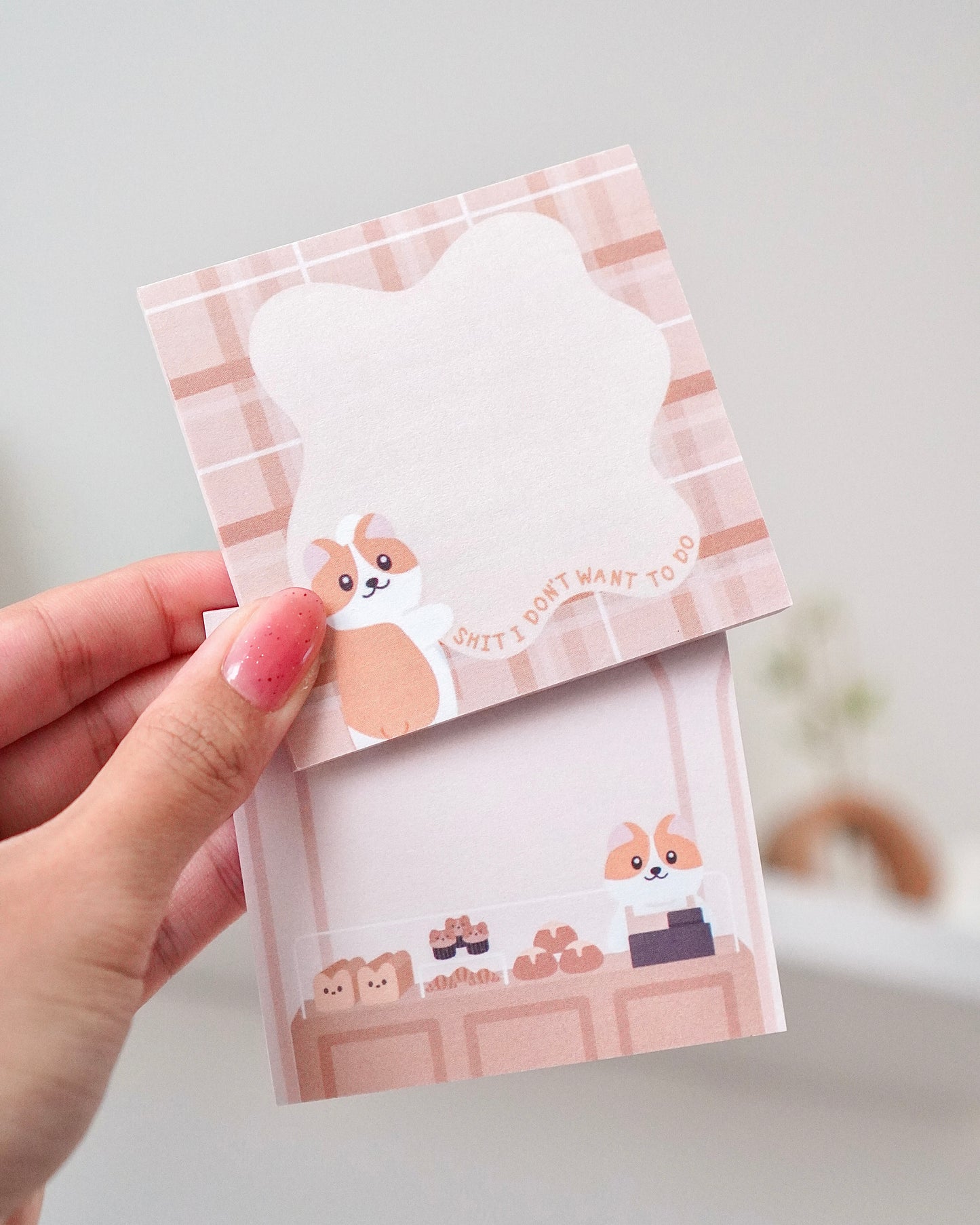 Corgi Bakery Sticky Notes