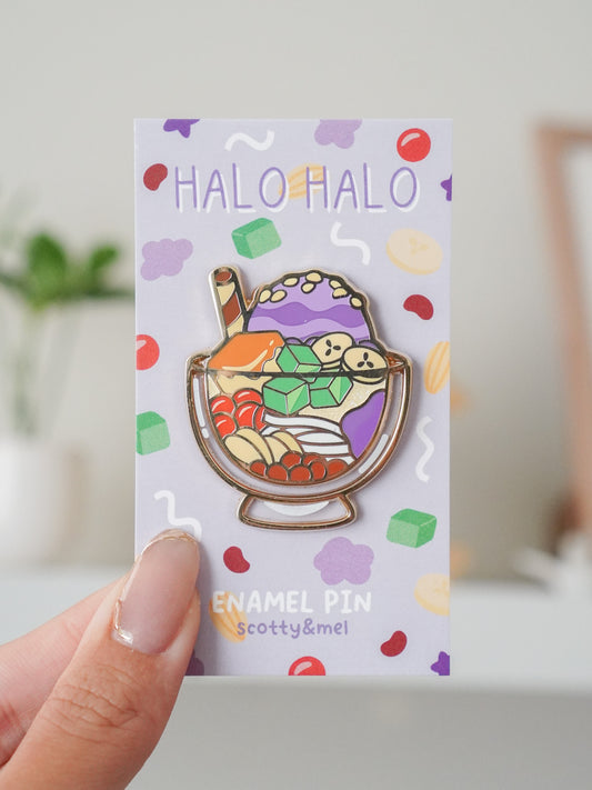 Halo Halo Enamel Pin