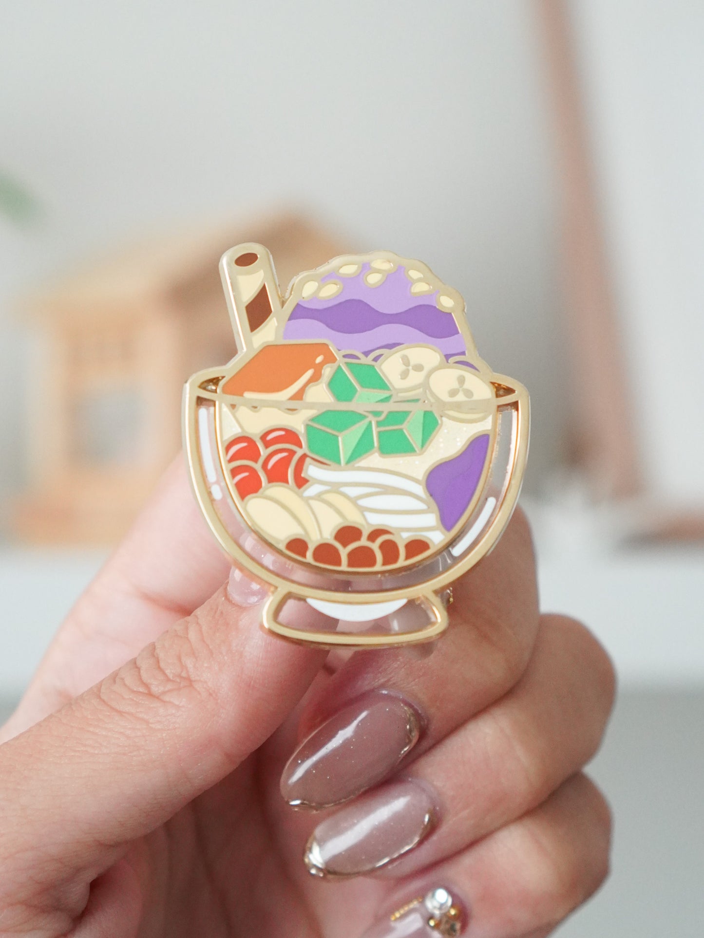 Halo Halo Enamel Pin