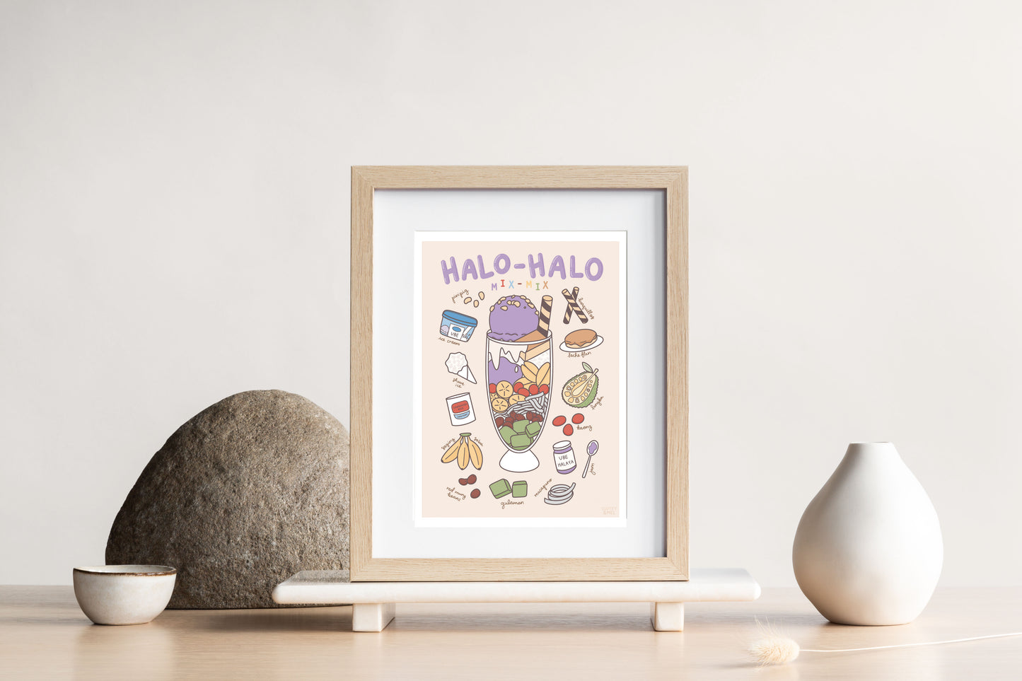 Anatomy of the Halo-Halo Art Print