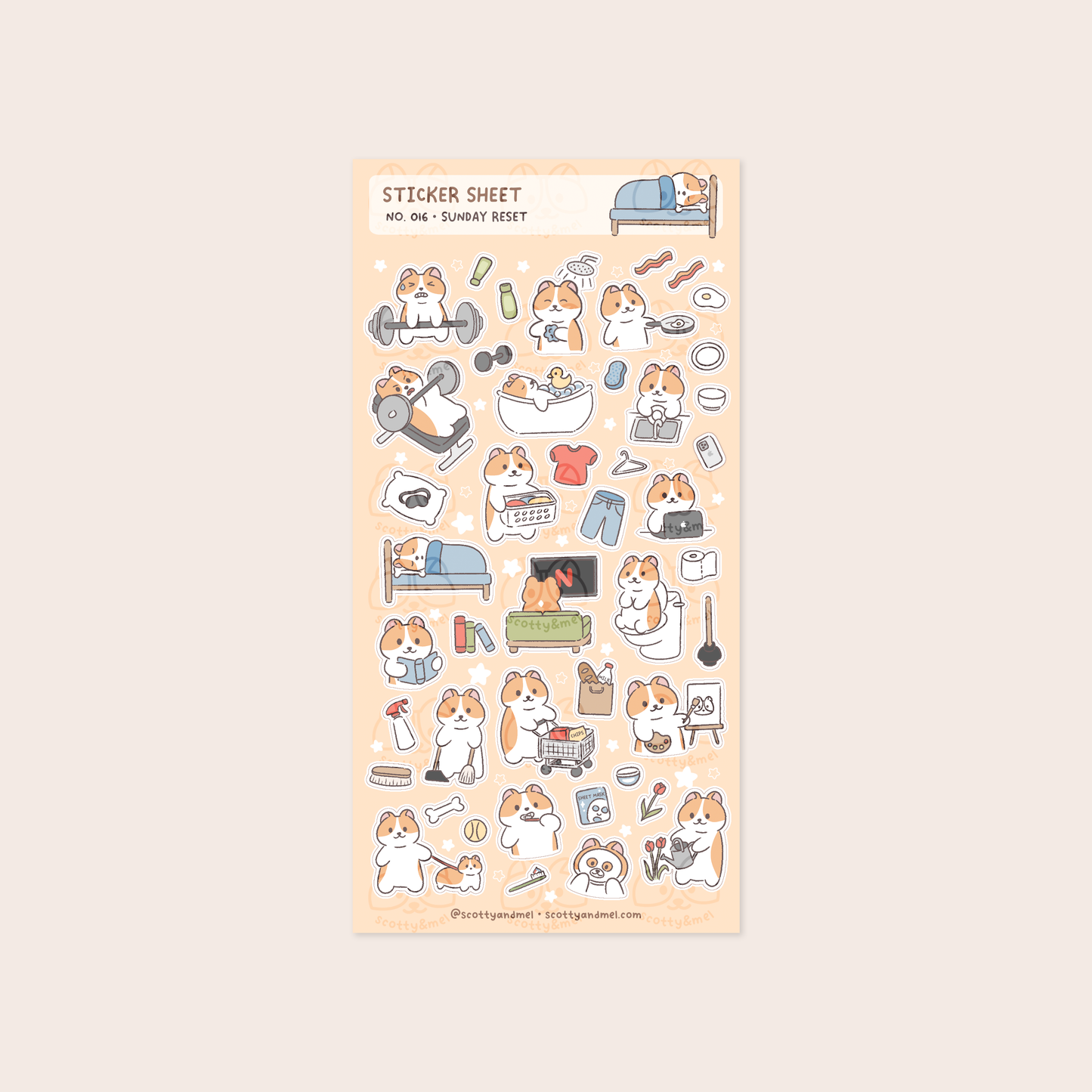 Sunday Reset Sticker Sheet
