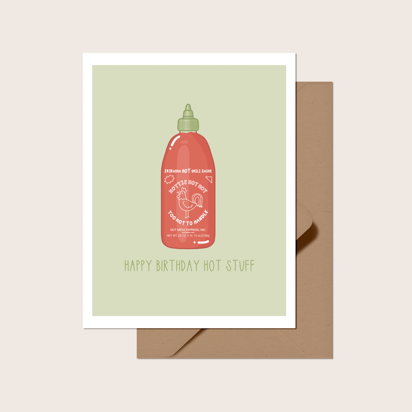 Happy Birthday Hot Stuff Greeting Card