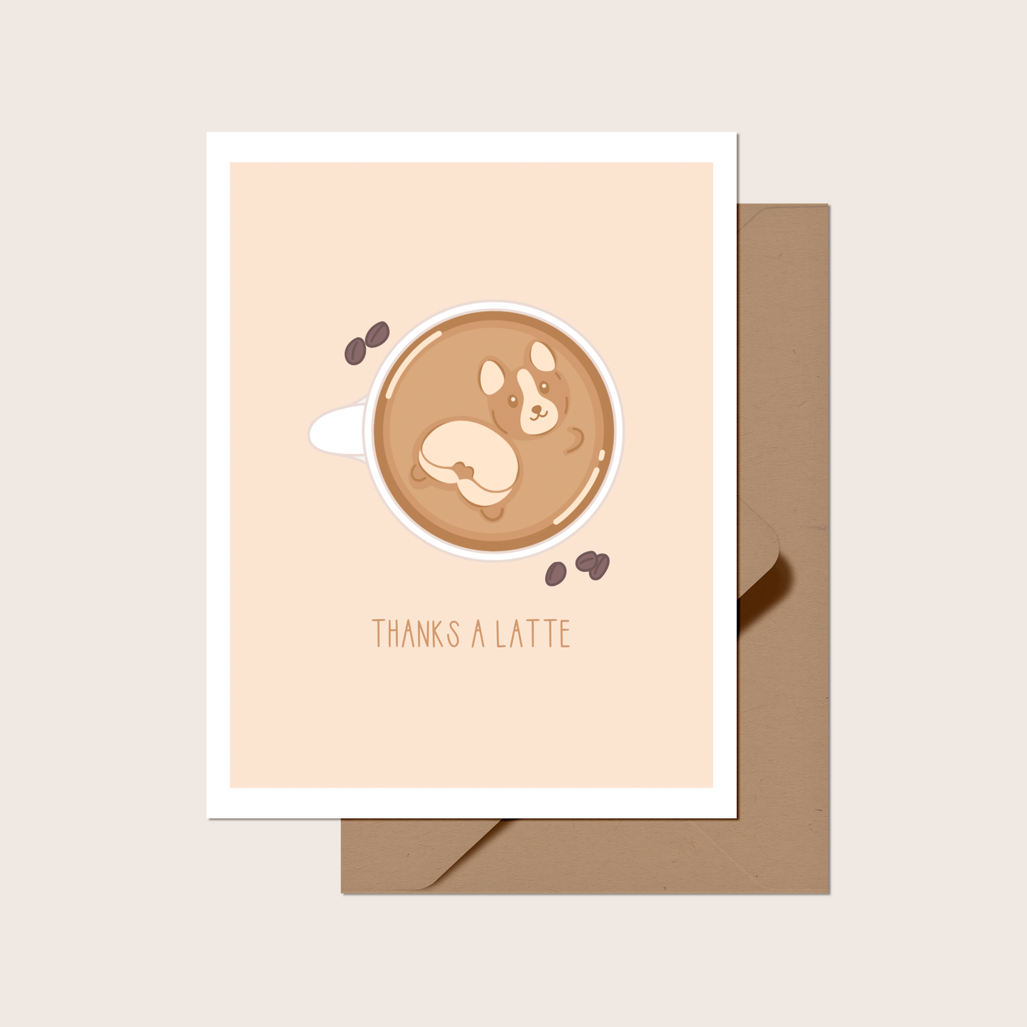 Thanks a Latte Greeting Card