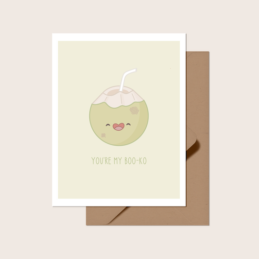 You're my Boo-Ko Greeting Card