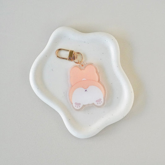Corgi Butt Acrylic Keyhain