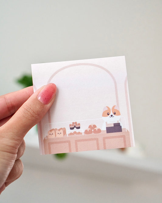 Corgi Bakery Sticky Notes