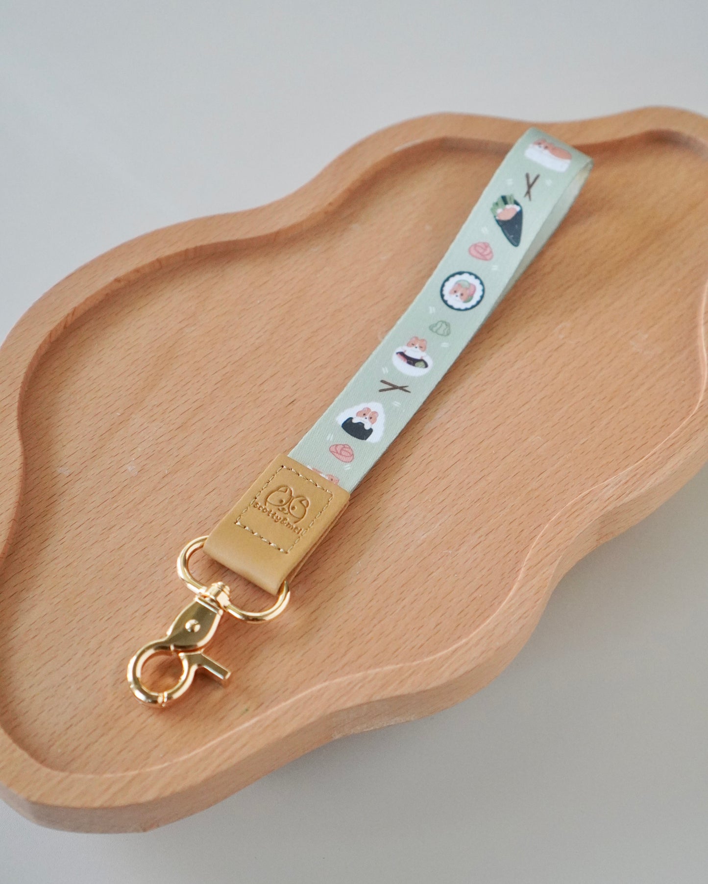 Sushi Lanyard Wristlet