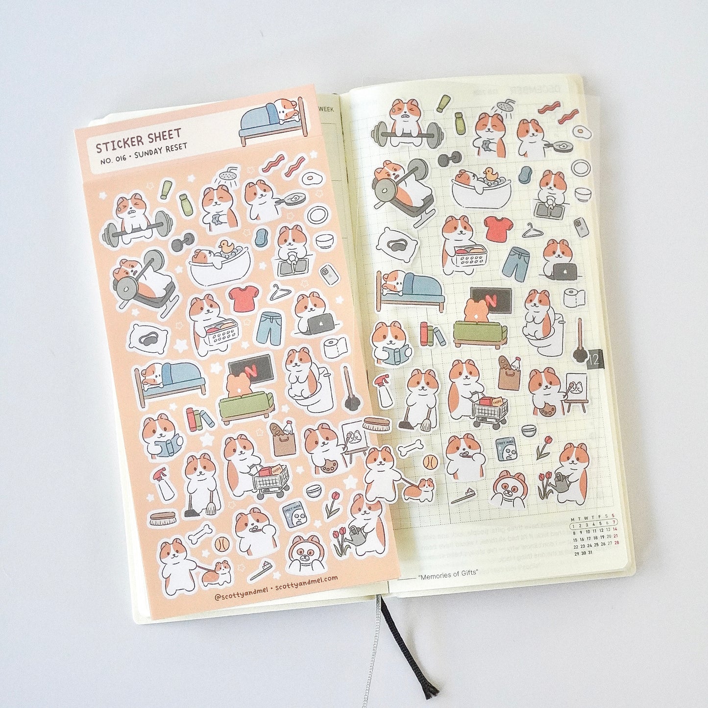 Sunday Reset Sticker Sheet