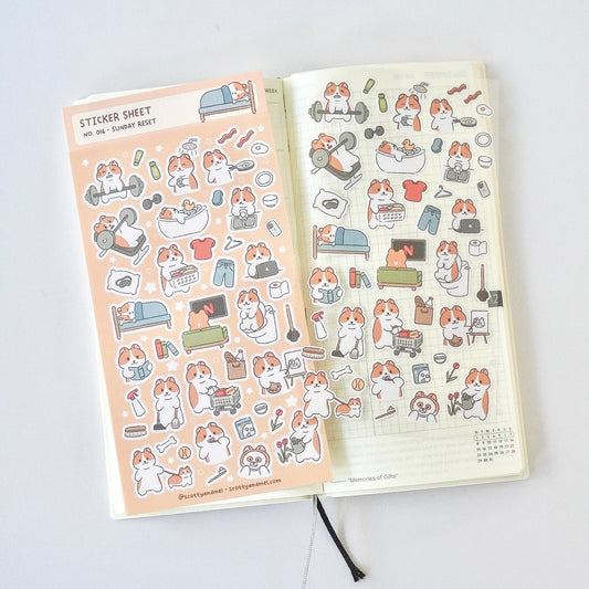Sunday Reset Sticker Sheet