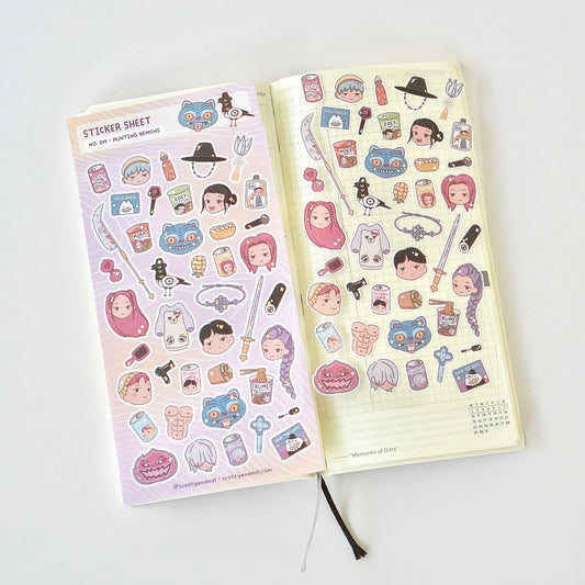 Hunting Demons Sticker Sheet