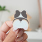 Corgi Butt Dyed Enamel Pin