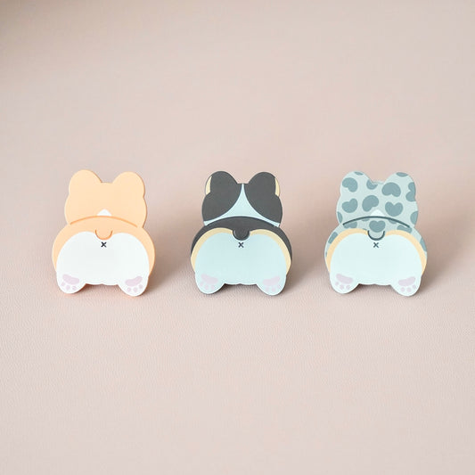 Corgi Butt Dyed Enamel Pin