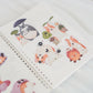 Corgi Wave Pattern Sticker Book