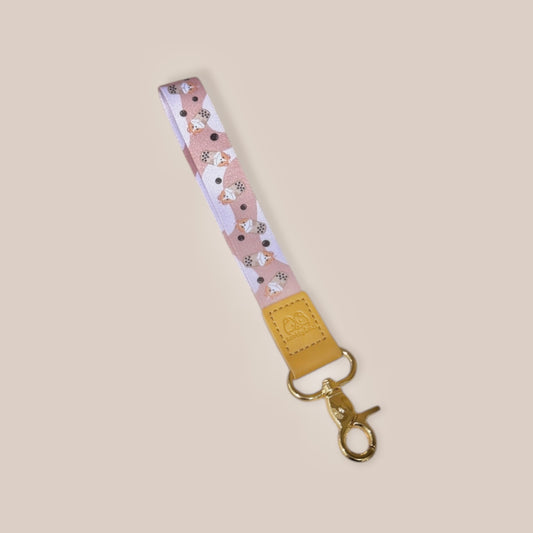 Boba Milk Tea Lanyard Wristlet