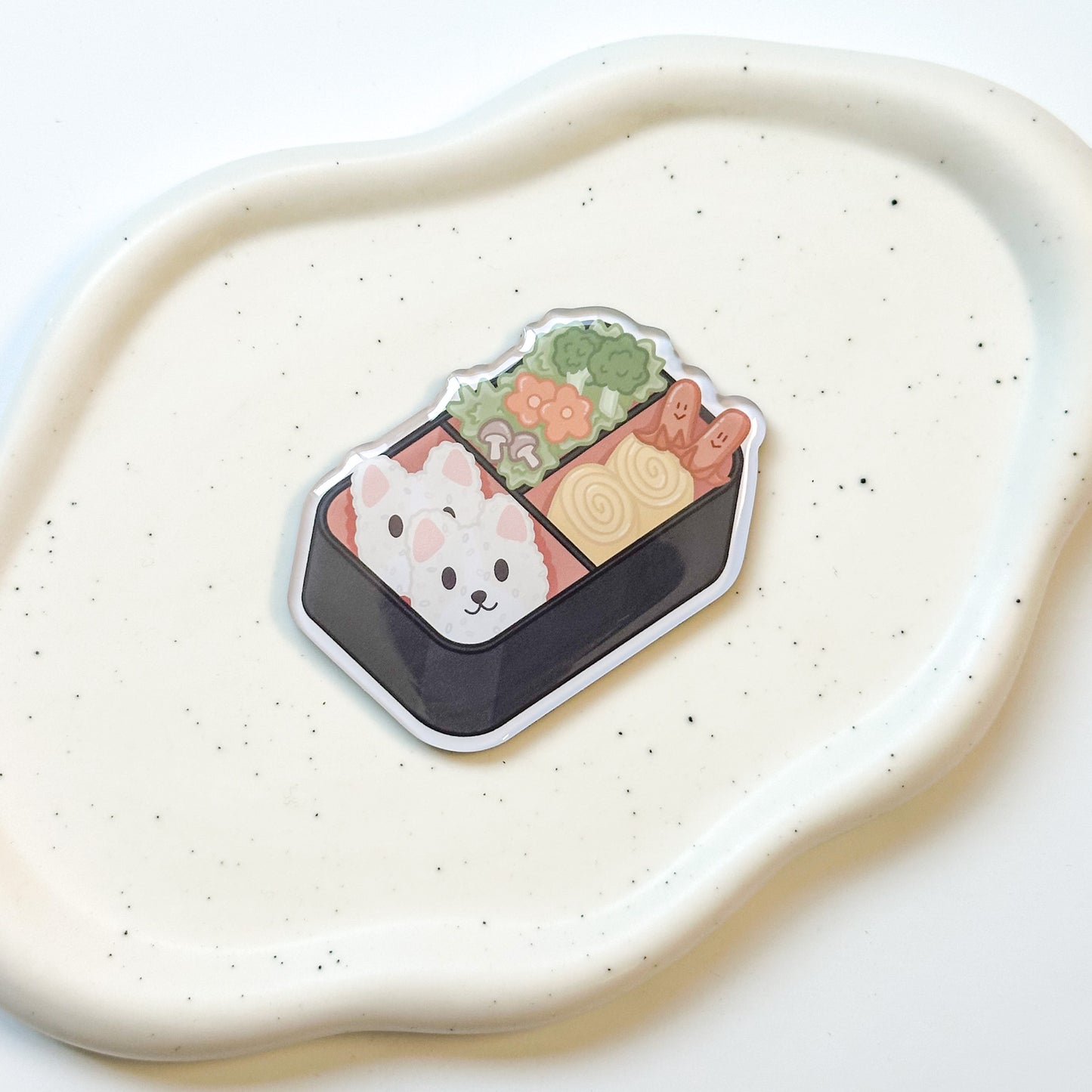 Corgi Bento Box Acrylic Magnet