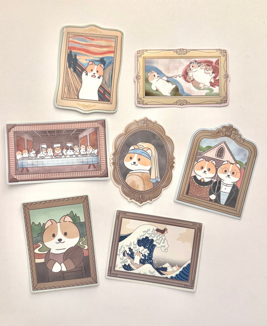 The Gallery Collection Die Cut Stickers