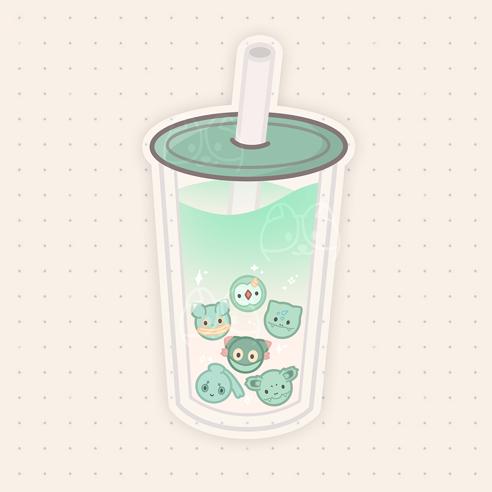 Bobamon Stickers
