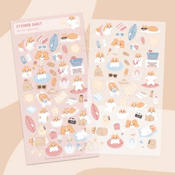 Beach Day Sticker Sheet