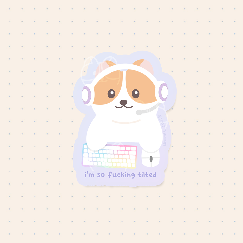 I'm So Tilted Sticker