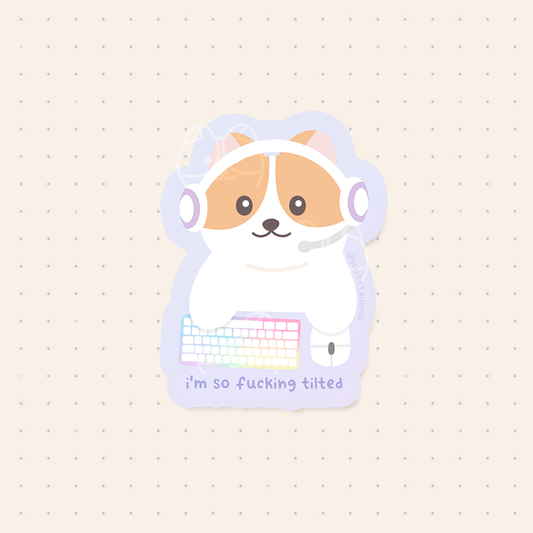 I'm So Tilted Sticker