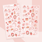 Strawberry Short King Sticker Sheet