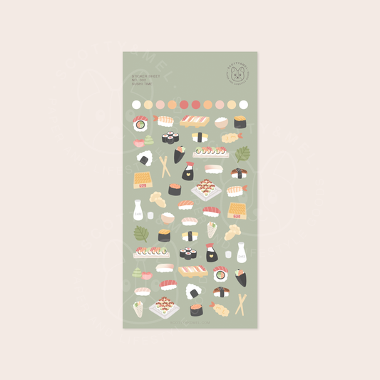 Sushi Time Sticker Sheet