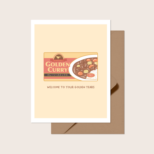 Welcome to Your Golden Years Greeting Card