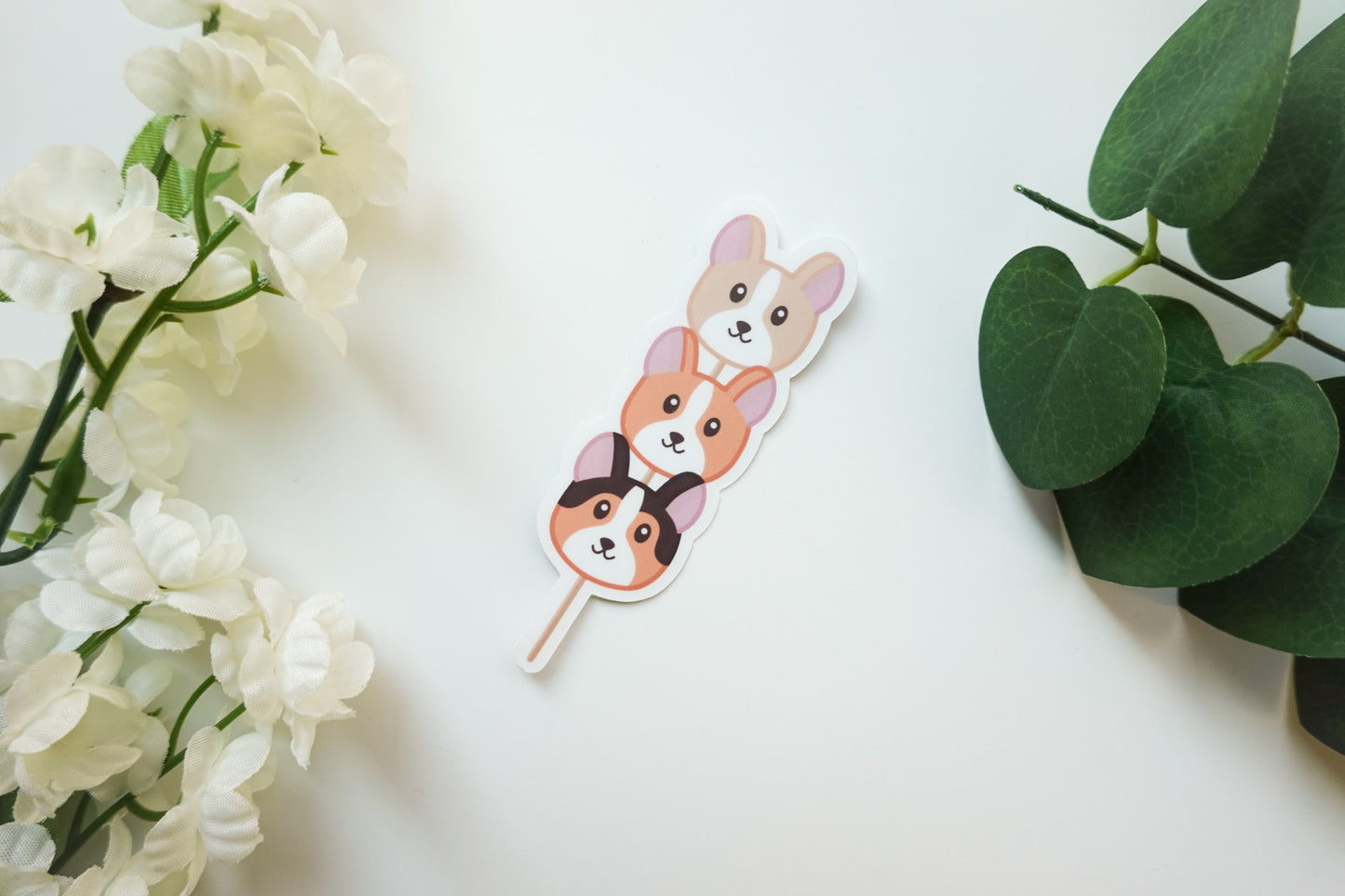 Corgi Dango Sticker